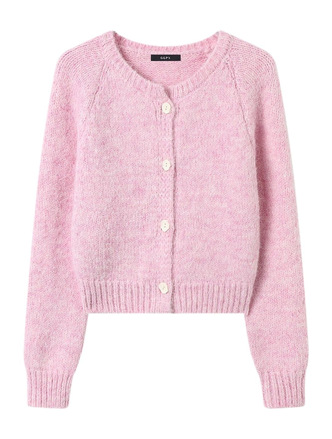 러블리 앙고라 크롭 니트 가디건 (GPDCK040D)