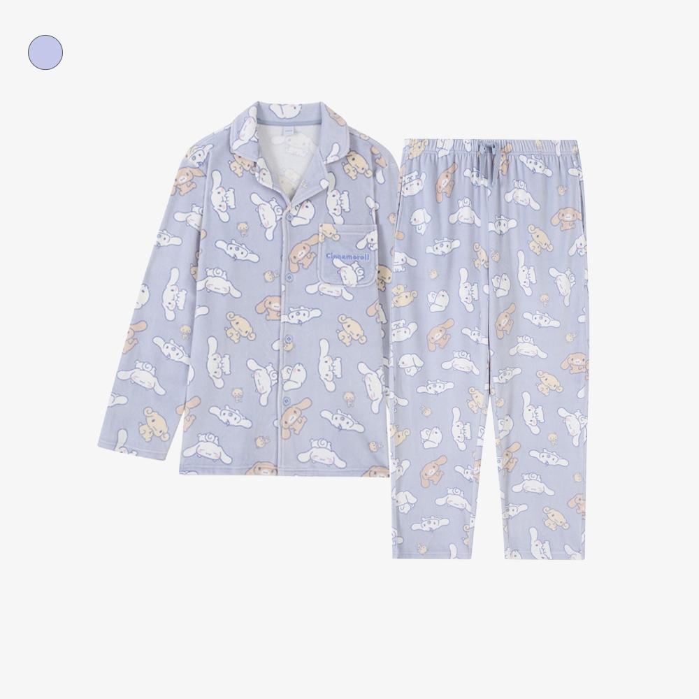 [SET] 공용 밍크스판 9부 파자마 세트-시나모롤 ANJS23W84