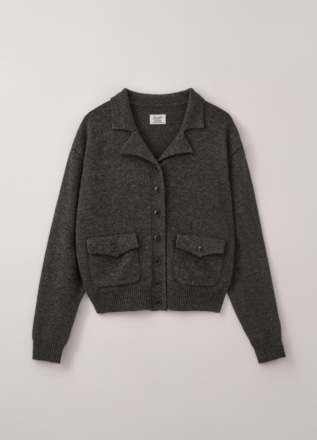 2nd / Daniela Cashmere Knit Cardigan (Gray)