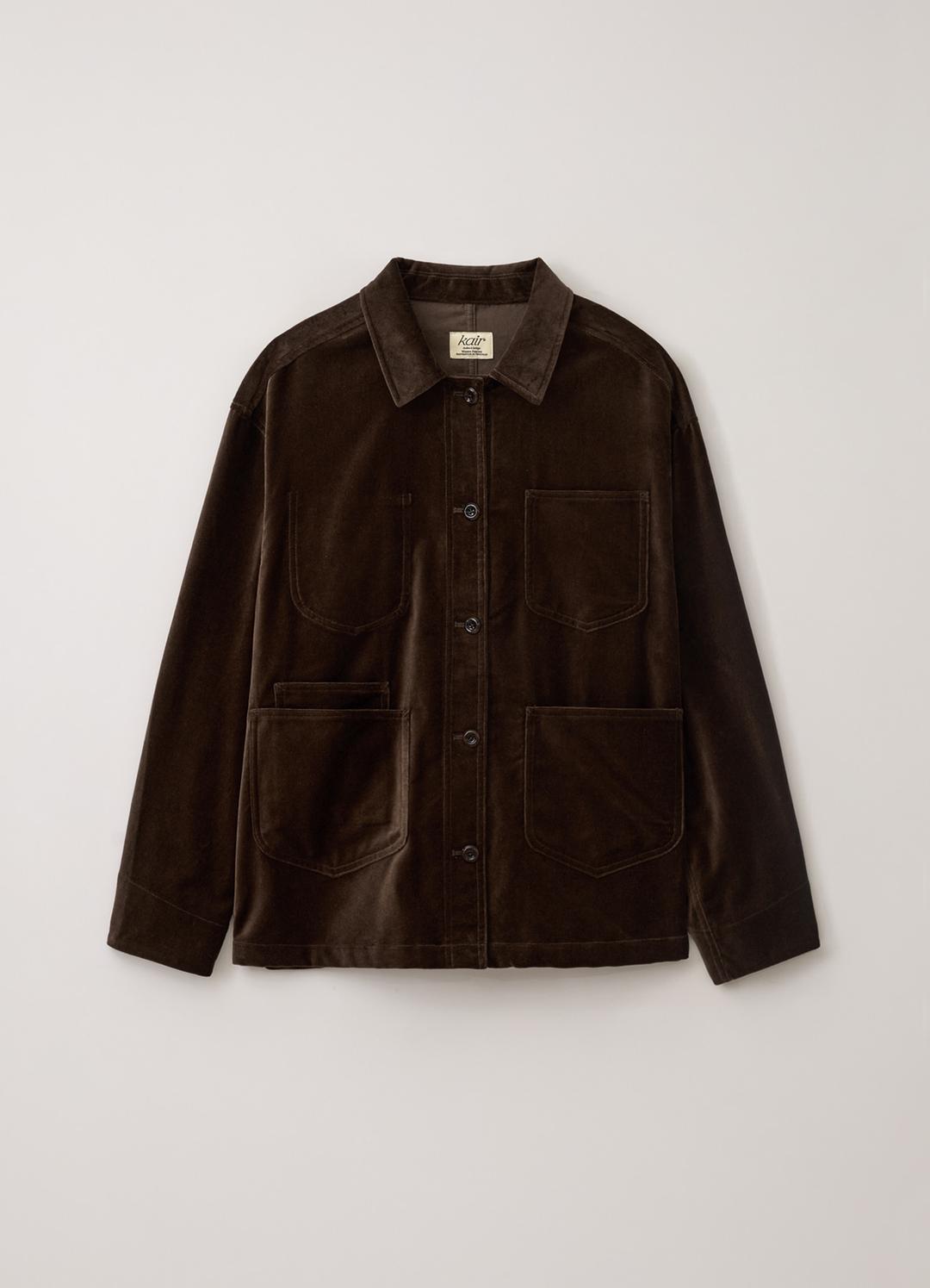2nd / Velvet Work Jacket (Brown)