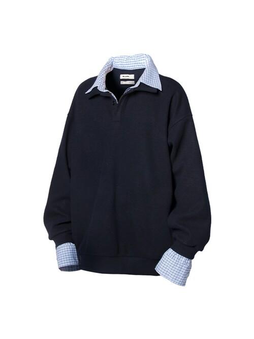 Fake Double Check Casual Knitwear