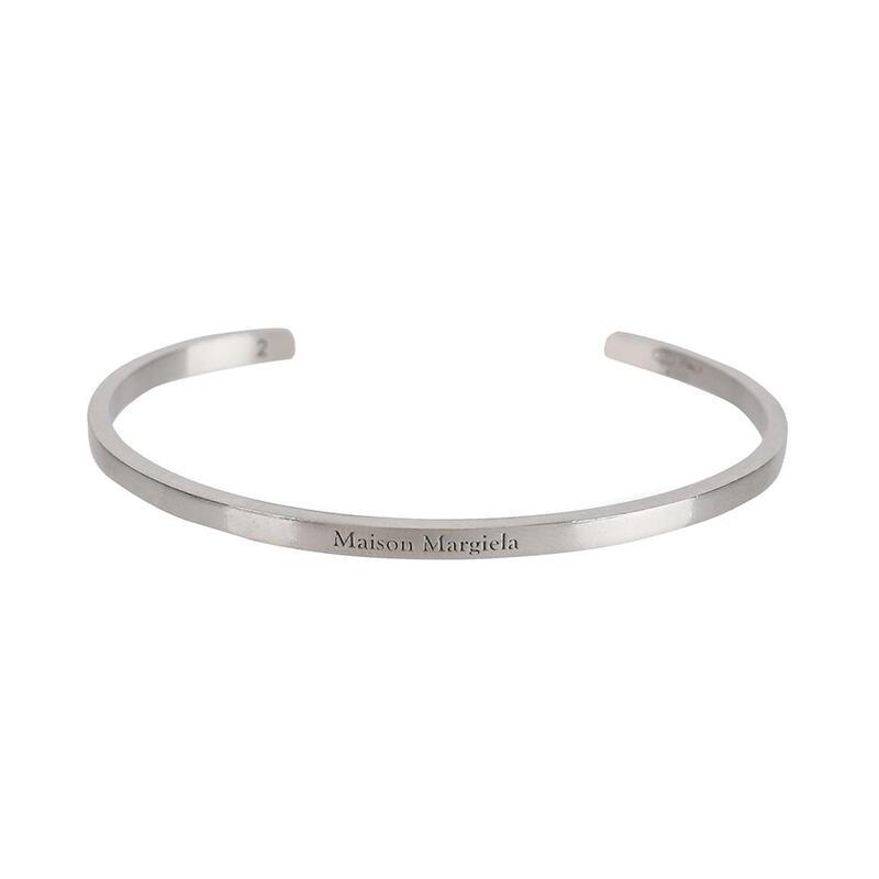 메종마르지엘라 로고 슬림 브레이슬릿 SM1UY0064-SV0158-951