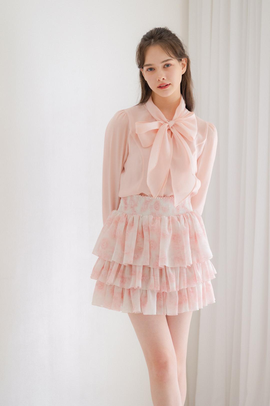 Smoking Cancan Mini-Skirt / Print(3color) - LE ROMAN