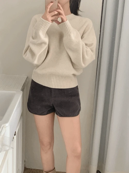 Corduroy shorts