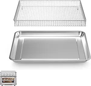 스테인리스 스틸 에어 프라이어 바스켓 및 트레이, Cuisinart TOA-60 TOA-65 TOA-70 토스터 에어 프라이어 컨벡션 오븐과 호환 가능