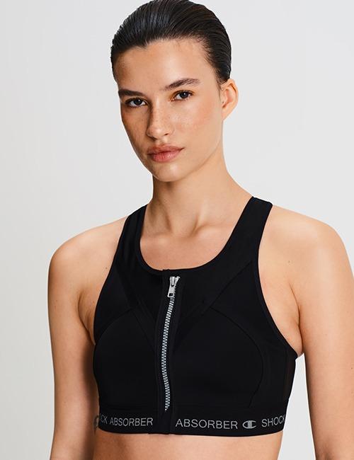 인피니티 집업 올블랙 스포츠브라