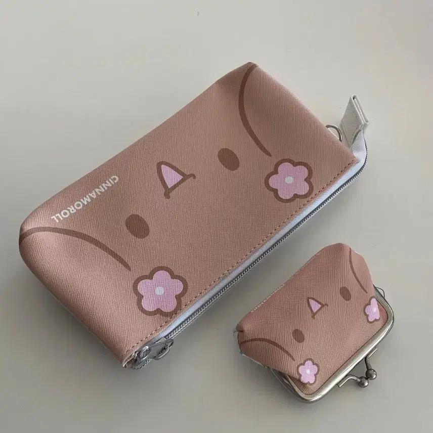 시나모롤 모카 필통+동전지갑