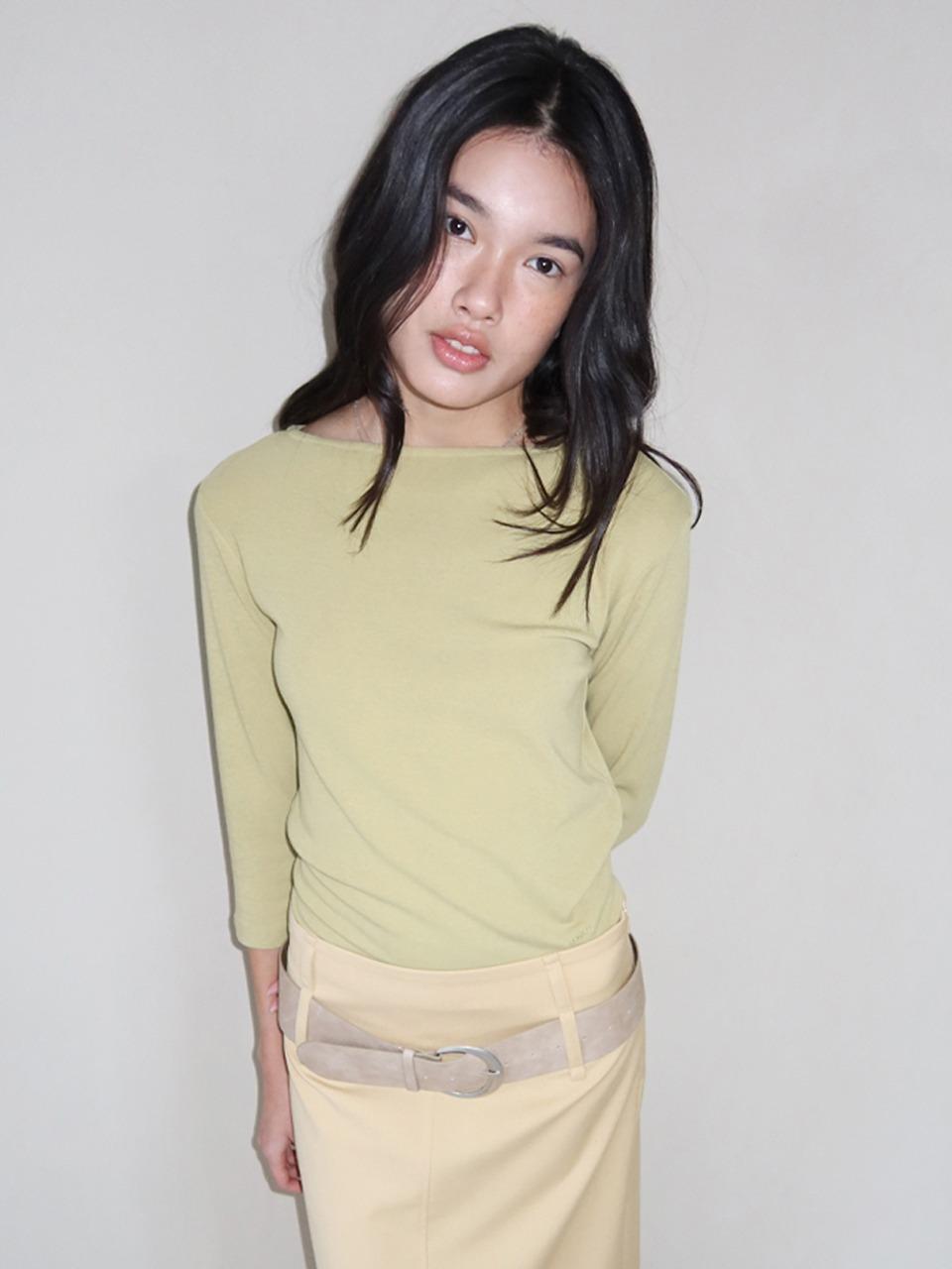 3/4 Sleeve T-shirts_Olive