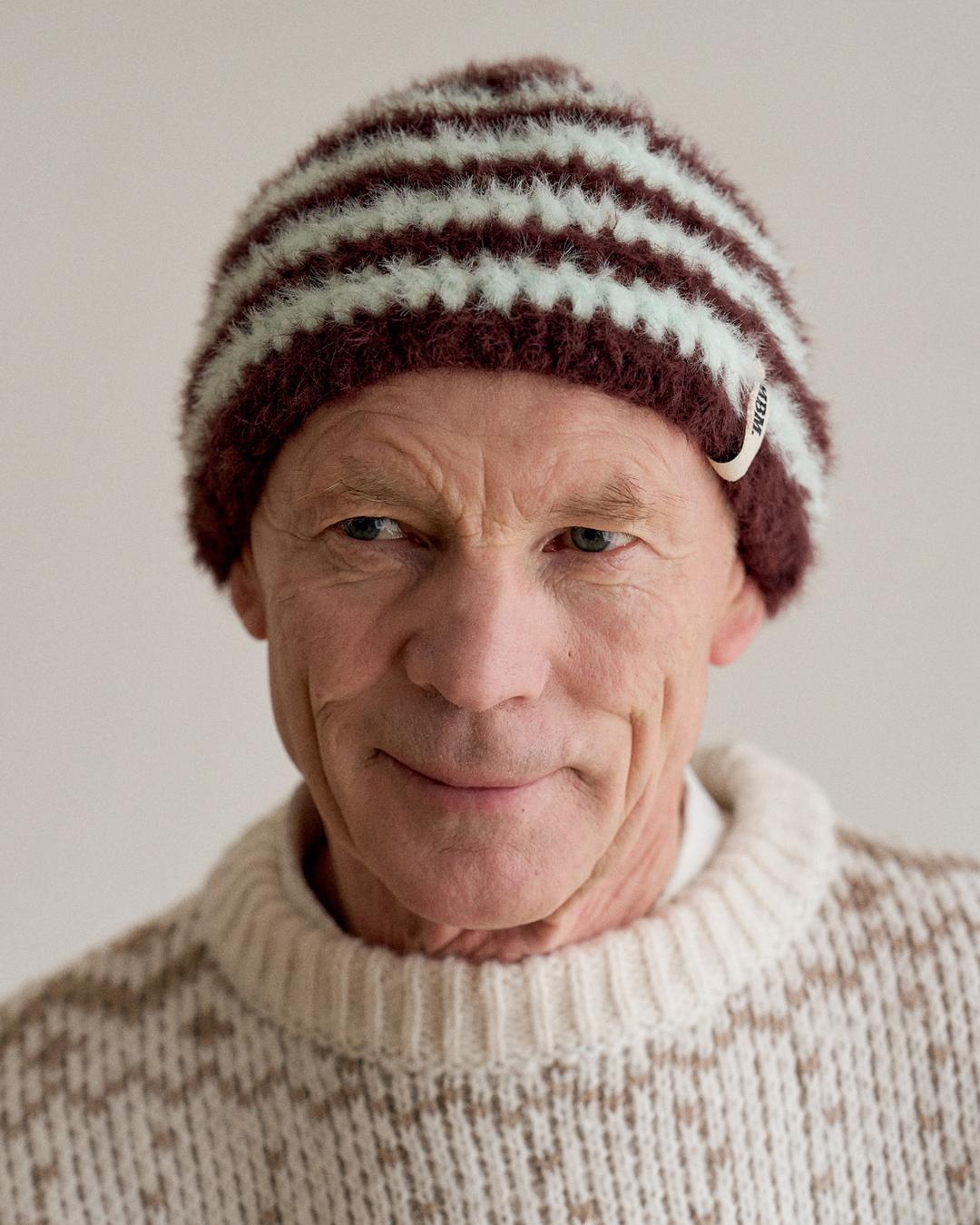 [Adult] 밀크콘 니트 비니 (민트초코)