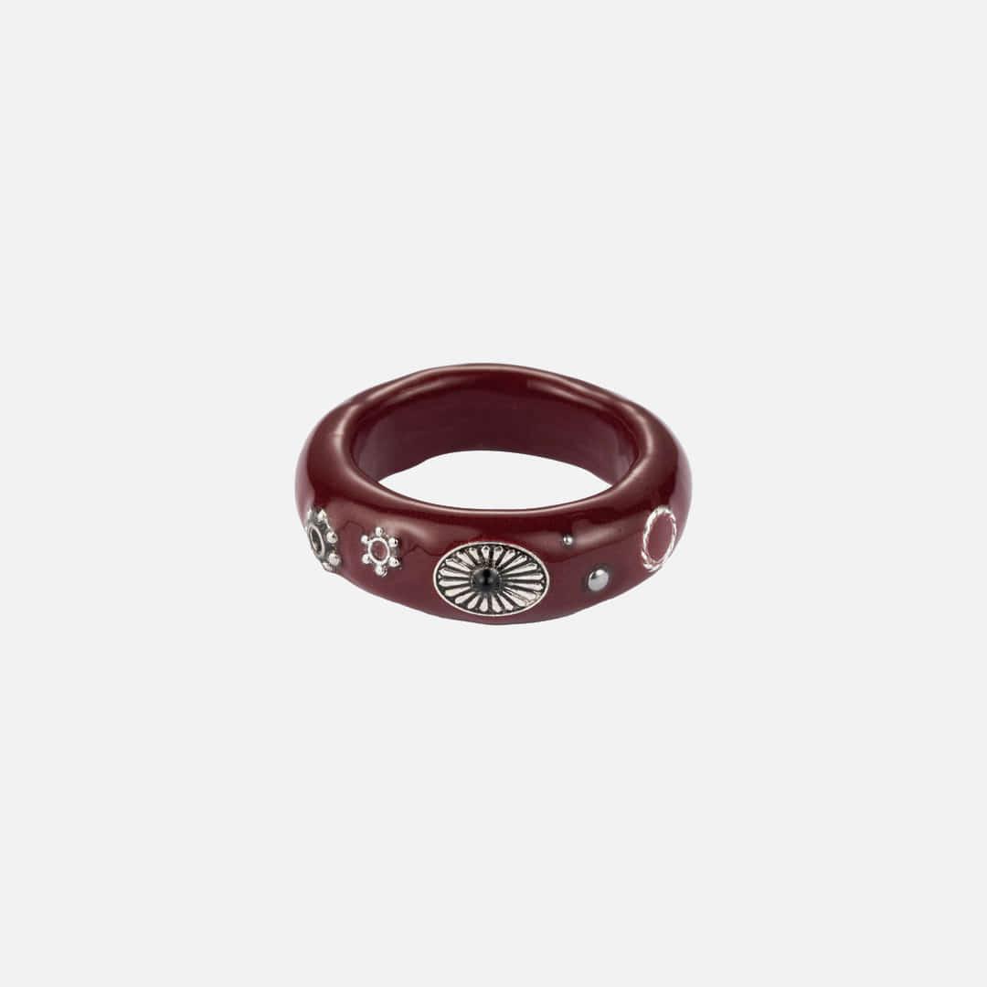 benthic ring-burgundy
