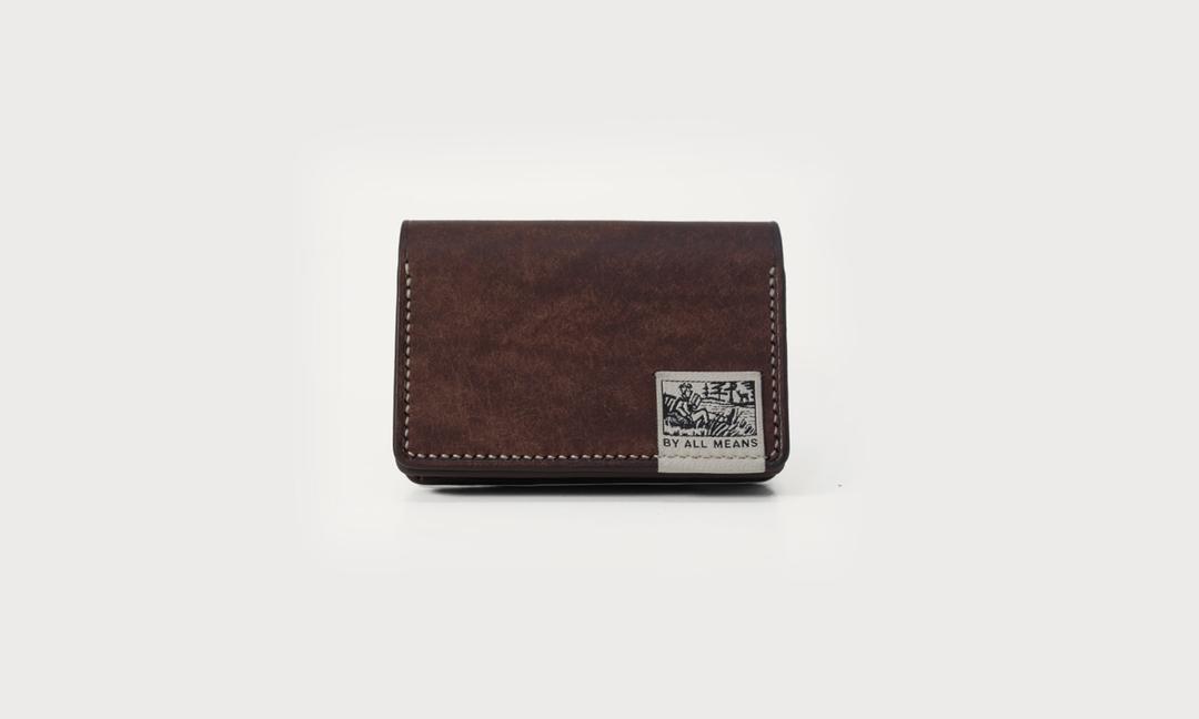 b.a.m label card wallet (카드지갑) dark brown
