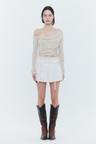 [4/8~] LAURA LACE TOP beige