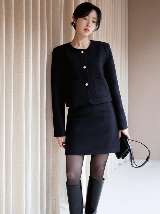 [단독] 앤유 울 트위드 [black]