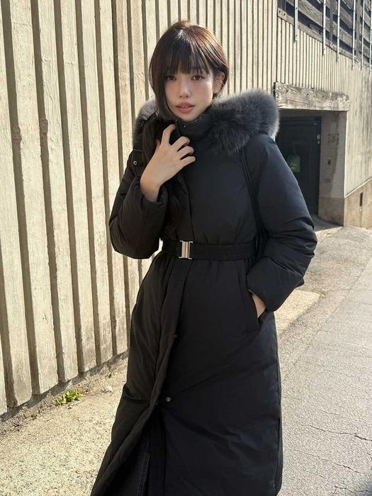 [단독]잇미샤 폭스퍼 벨티드 롱 구스 다운 ITPCZPD350 (2COLOR)