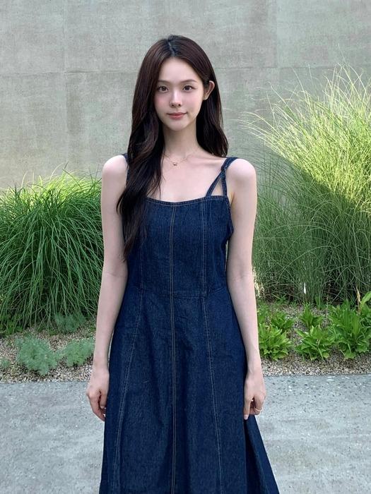 뷔스티에 썸머 데님 원피스