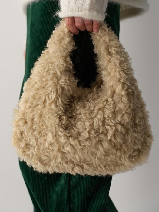 플러피 이스트 토트 백_beige