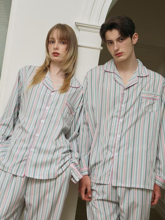 그린 시에나 커플 파자마 세트