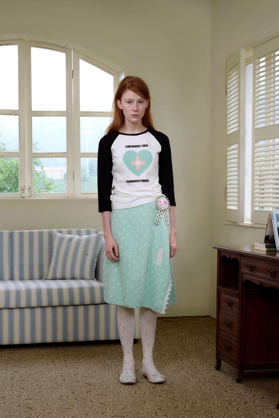 Heart Patch Raglan Tee