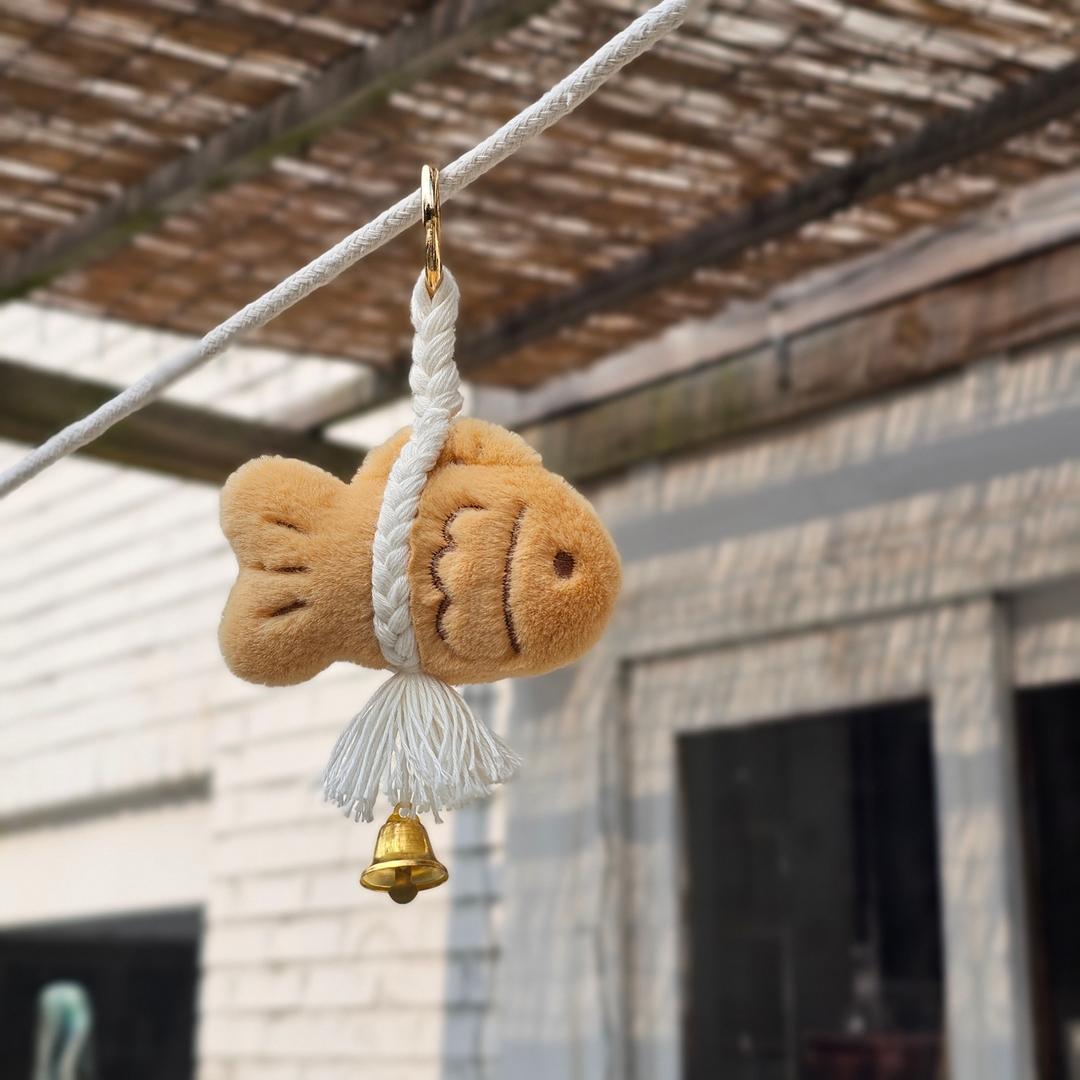 행운가득 액막이 붕어빵 8cm 가방고리키링