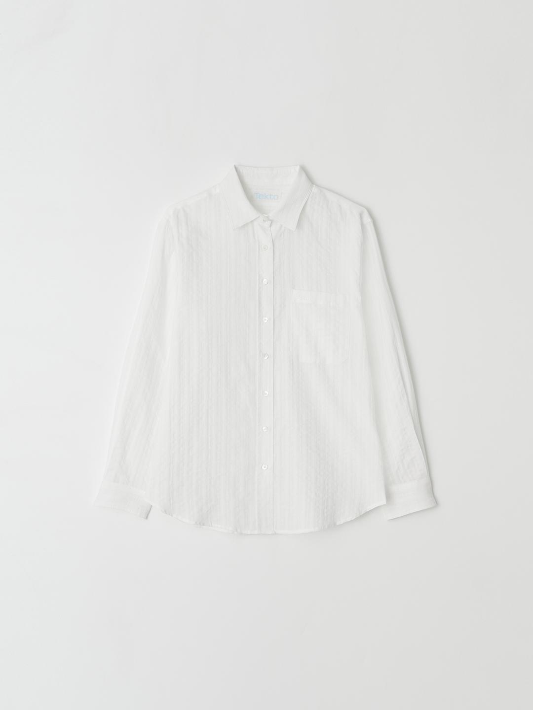 Evie cotton shirts_white