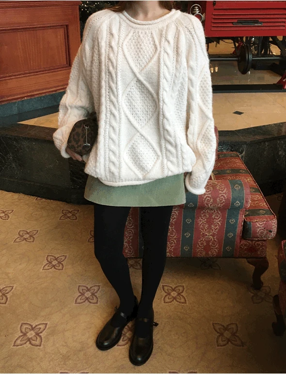 말차 코듀로이 치마바지(3color)