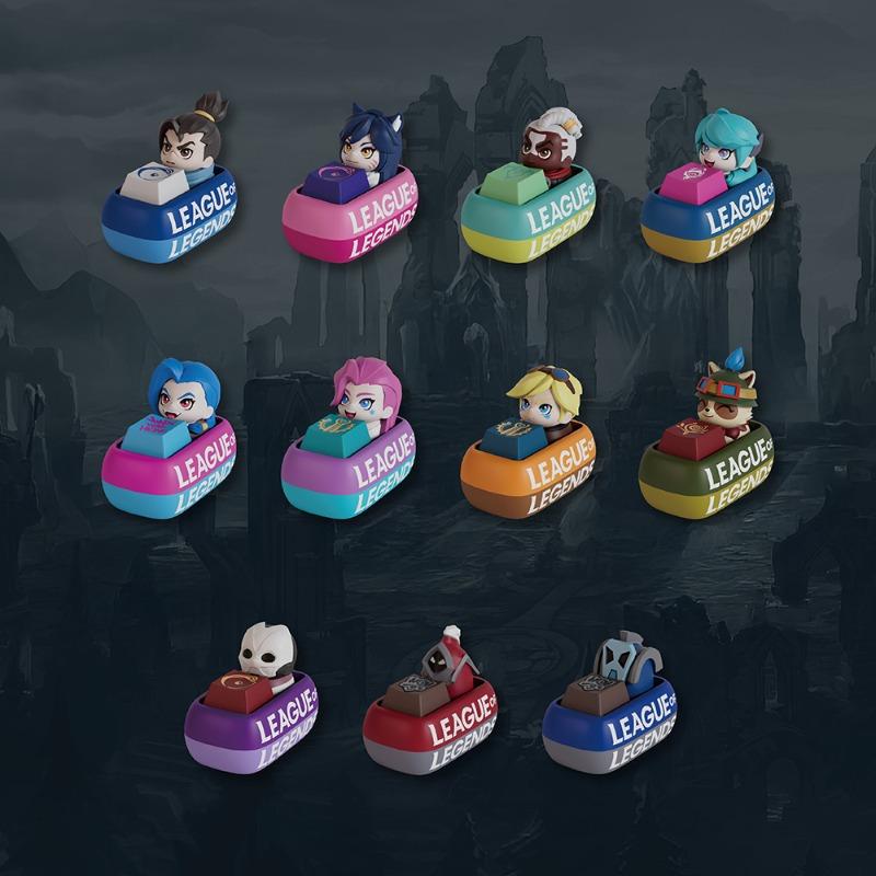 [리그 오브 레전드] 롤 키캡 랜덤 피규어 풀박스 (9EA)