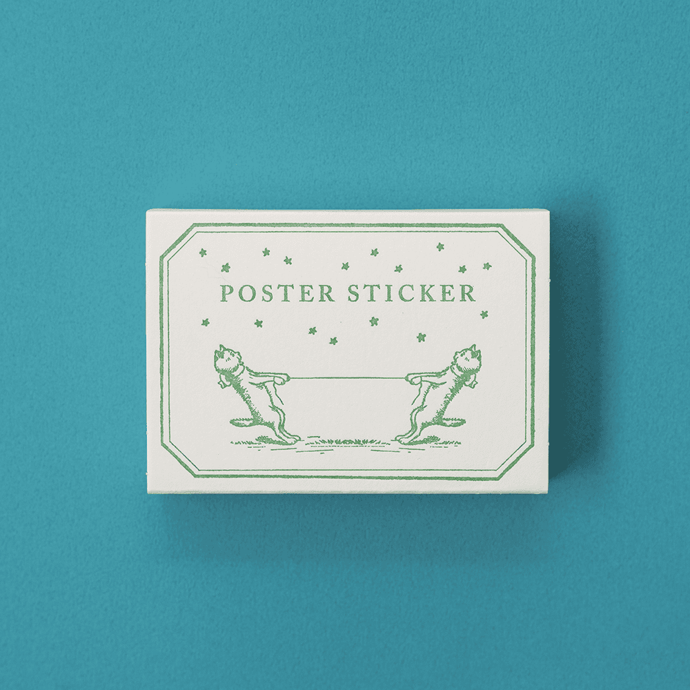 [KIOSK KIOSK x TROLLS PAPER] Poster sticker box