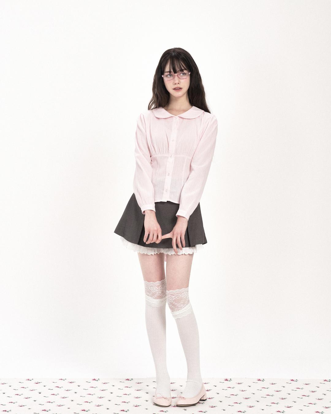BLOOMING RIBBON BLOUSE - PINK (9/26 순차 출고)