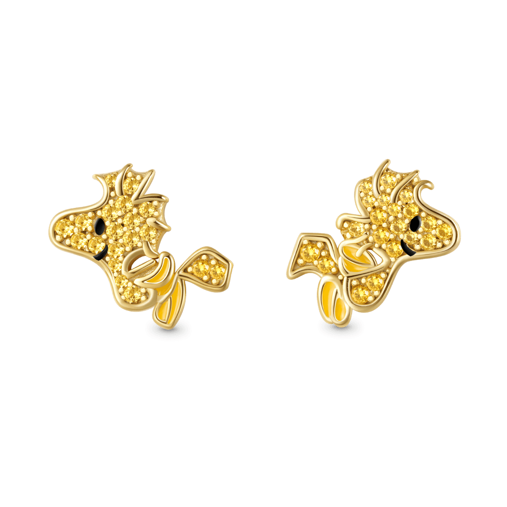 Check this out from gnoce! Flying Woodstock Diamond Stud Earrings