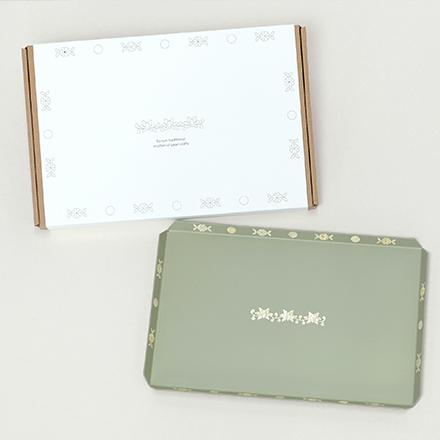 나전 슬림 쟁반