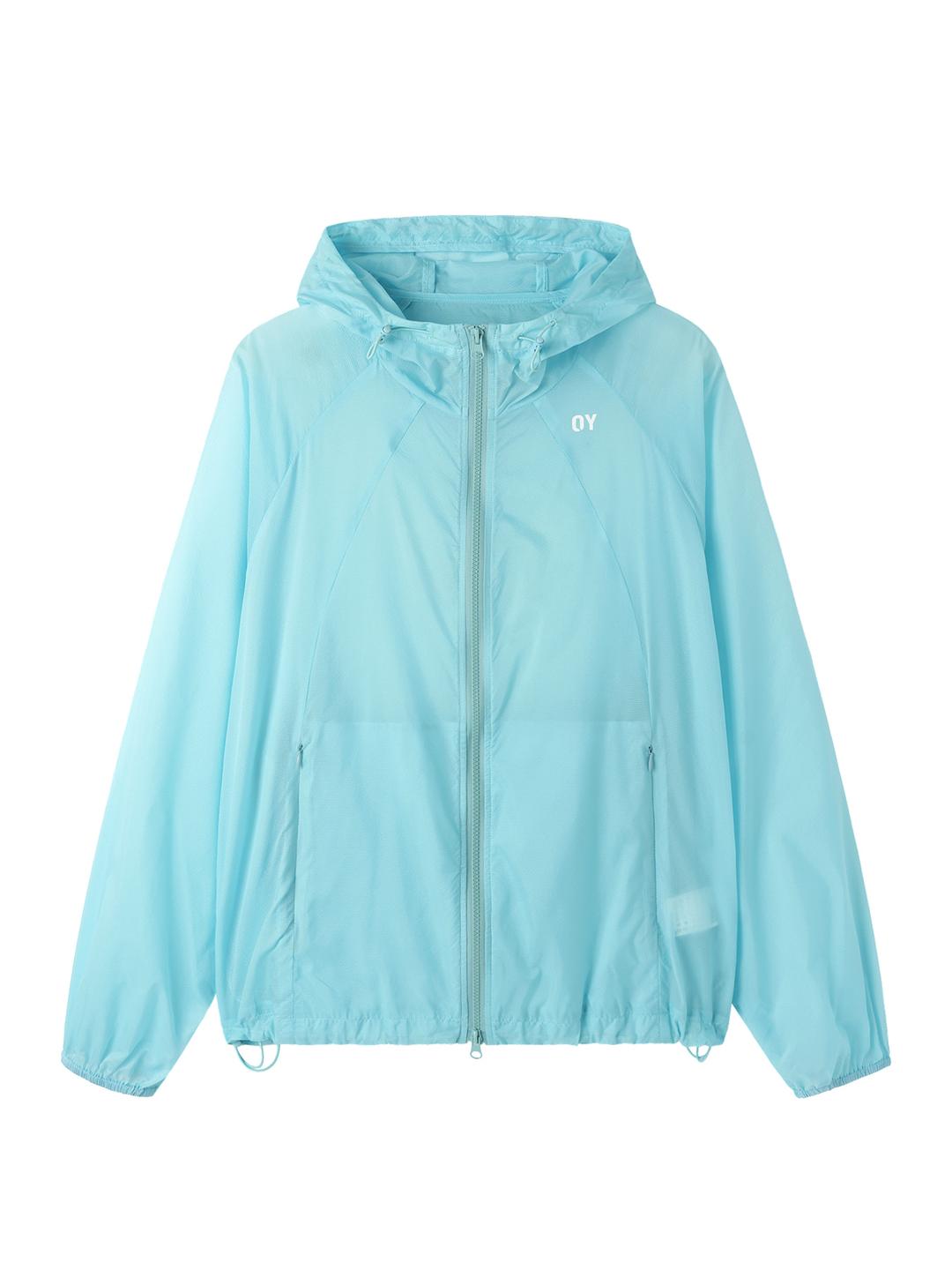 CURVED SHEER WINDBREAKER - SKY BLUE
