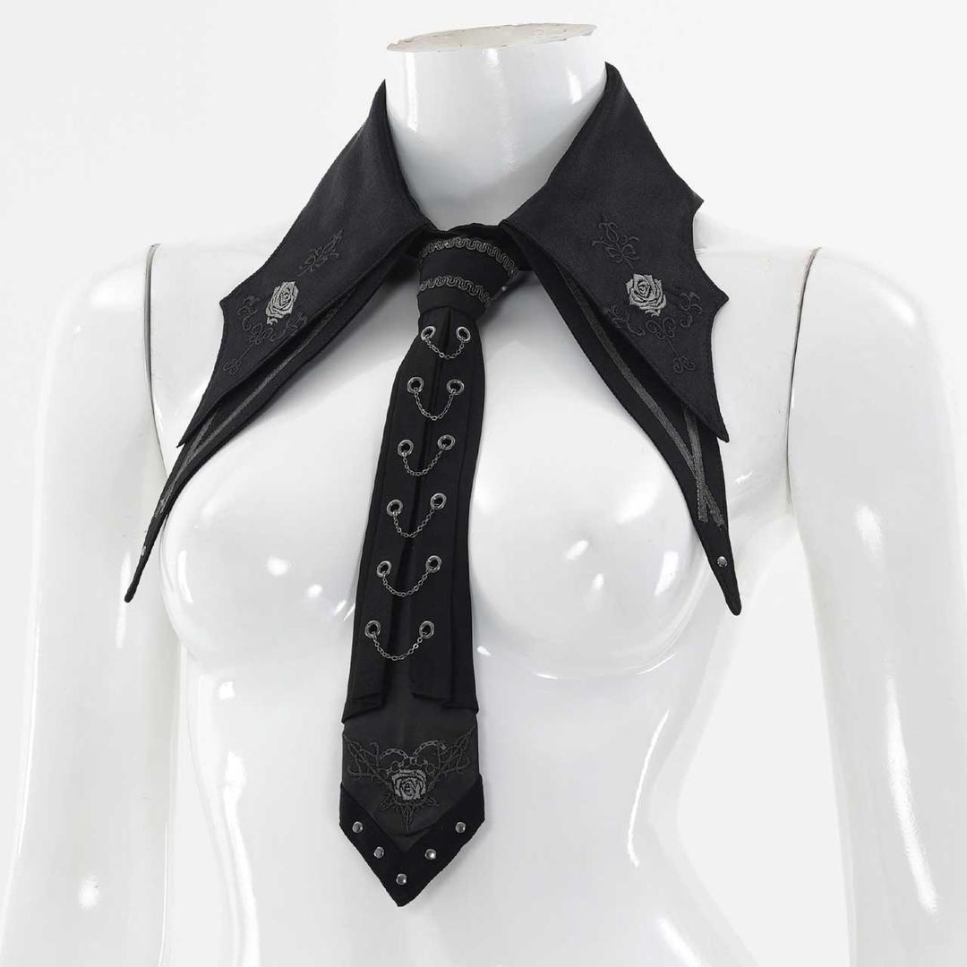 Spring Rose Carol 衿付きネクタイ