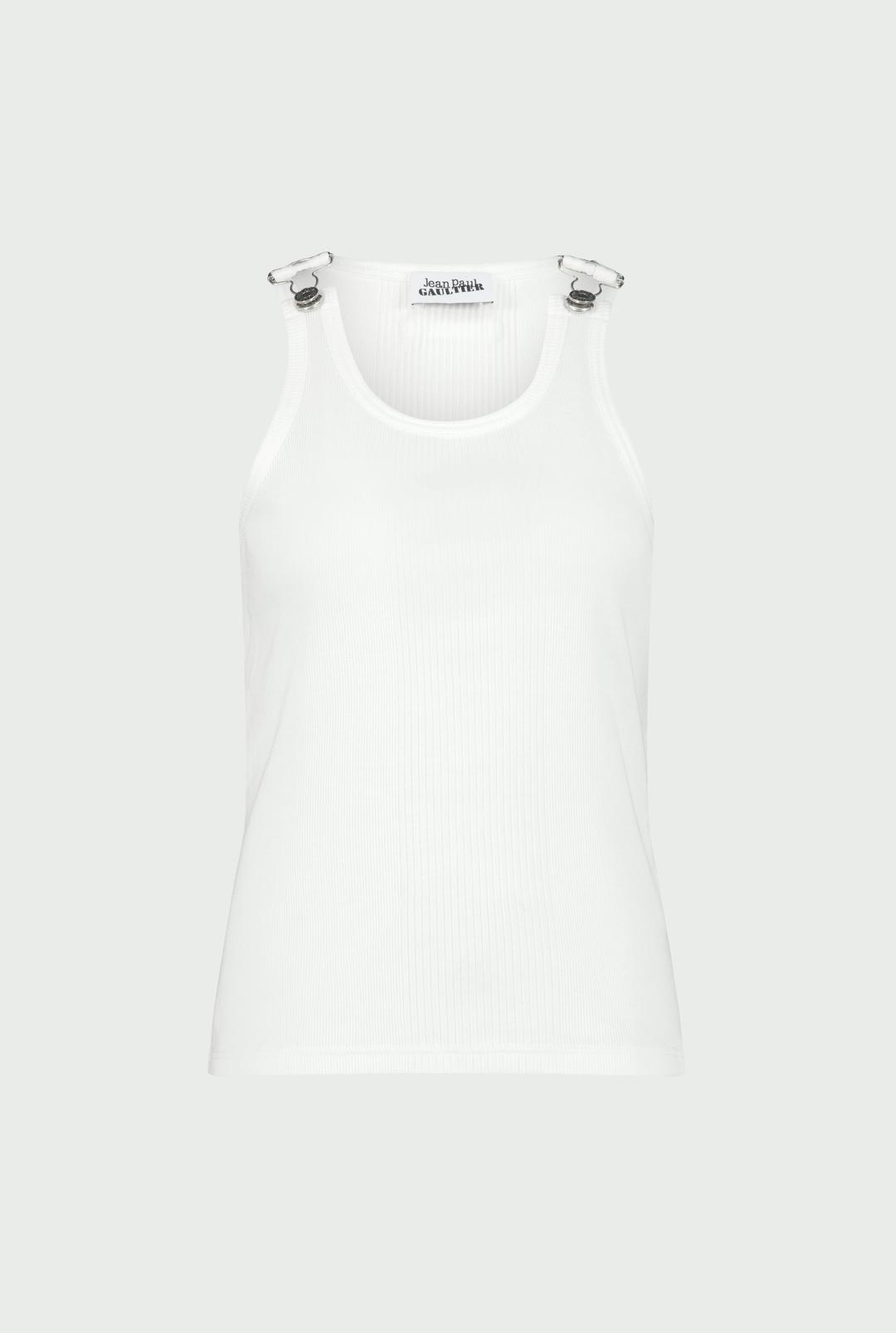 The Tank Top with White Straps