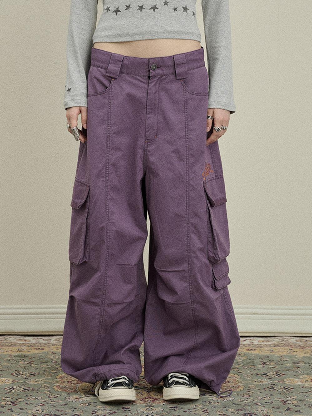 Utility Wide Leg Work Pants (4colors)