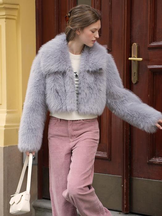 WINNIE Faux Fur Jacket(위니)_2 COLOR