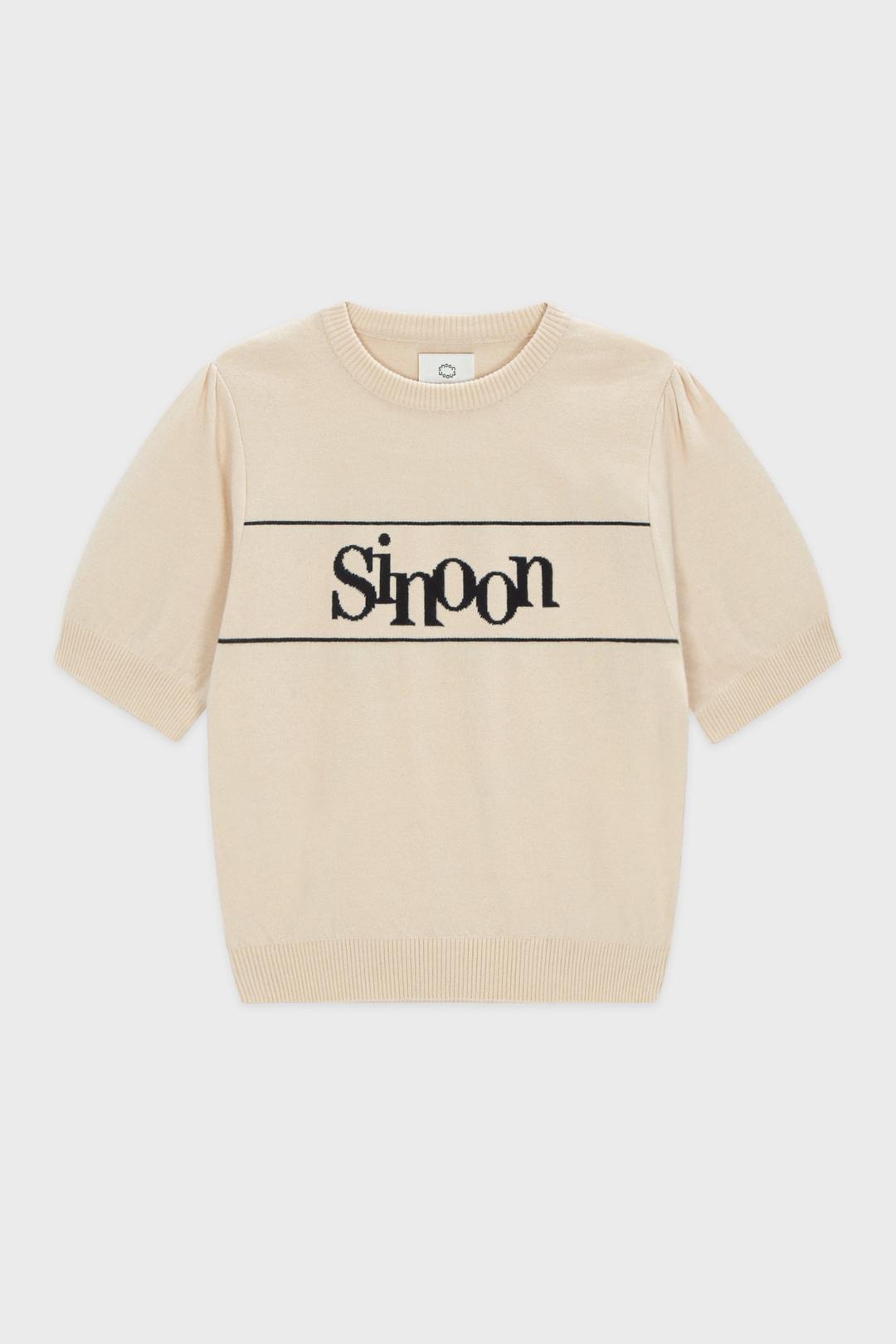 Sinoon Logo Half Knit (Beige)